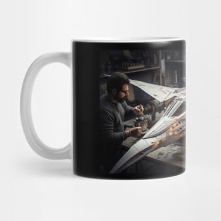 Virtual Model Spacecraft Construction Studio 16 Mug